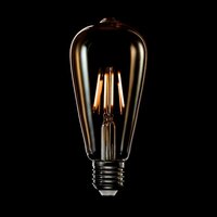 LED žárovka ORO AMBER E27 ST64 6W WW LED-POL ORO33241