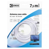 Anténní koaxiální kabel 7,5M Emos SD3007