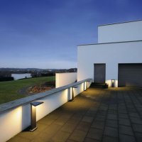 TRAPECCO venkovní sloupek antracitová SM