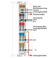 Systémové napájení DC 24V světle šedá WAGO 750-613