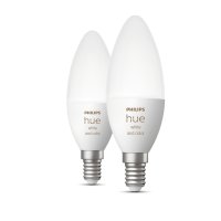 Philips Hue White and Color Ambiance LED žárovka svíčka 470lm E14 RGB (2ks)