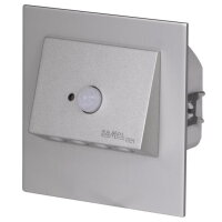 Světlo LED NAVI s čidlem pod omítku 230Vstř IP20 HLINÍK NEUTRÁLNÍ BÍLÁ
