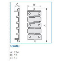 GFA 04034 Spojka dna pro kanály TBA IBOCO B04034