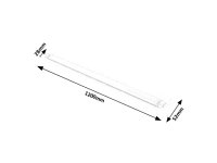 Drop light LED 40W IP65 bílá RABALUX 1455