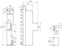Kombinovaný svodič Typ1+2 DEHNshield ZP 2 pro TNC-Systémy 909530