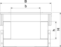 OBO PLCS D091220 Protipožární kanál PYROLINE Con EI30-EI60 1000x200x120 šedá