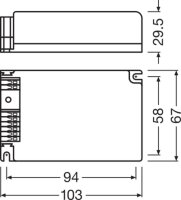 LED driver LEDVANCE OPTOTRONICŠ FIT CS G3 75/220-240/1A6 CS
