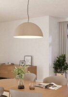 Závěsné svítidlo GAETANO 1 E27 černá/písková-krémová 1X40W EGLO 900696