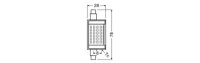 Světelný zdroj LEDVANCE LED LINE R7s P 11.5W 827 Clear R7s