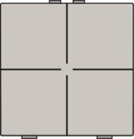 NHC 4násobný ovladač -LIGHT GREY NIKO 102-51004