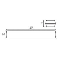 Prachotěsné LED svítidlo MAH MAX 48W 15 NW RYF KANLUX 38465