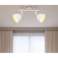 Nástěnné svítidlo WIHO bílá 2xE27, max. 40W 230V GLOBO 54018-2