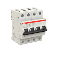 S204M-Z25 4 fázový jistič 25 A char. Z 10kA ABB 2CDS274001R0518