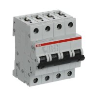S204-C2 4 fázový jistič 2 A char. C 6kA ABB 2CDS254001R0024