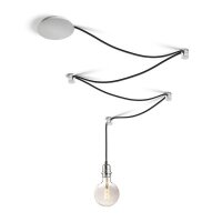 SPIDER I závěsná sada černá chrom 230V E27 15W RENDL R13493