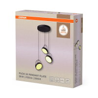 Decor Puck 3XPendant PL 36W 930 Black OSRAM 4058075846586