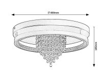 MARIBELL černá LED 30W IP20