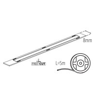 LED pásek LCOBFC 12W/M12IP65-CW KANLUX 39436