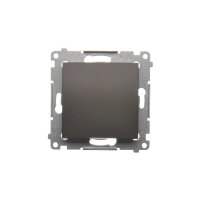 Přepínač křížový, řazení 7, 16AX 250V~, hnědá matná metalizované DW7A.01/X/46