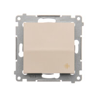 Přepínač křížový, řazení 7, 10AX, 250V~, krémová KONTAKT SIMON DW7.01/41