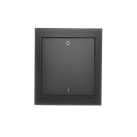 dvoupólový spínač odolný proti vlhkosti černá matná KONTAKT SIMON ACW2A/49