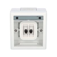 ATLAS 2K IP55 Přepínač střídavý č.6, šedý FAMATEL 19075-07