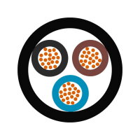 Kabel pro snímače/akční členy UNITRONIC SENSOR LifYY 3x0,34 LAPP 7038900