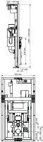 Vario WC DeLuxe 30 L V - odpad WALRAVEN 0353605