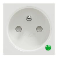 Zásuvka NOVÁ UNICA s přepěťovou ochranou 250V 2P+E Bílá SCHNEIDER NU305918EP