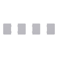 Klapka 4-násobná pro KNX tl. panel Dyn.Labeling, Stainless Steel MTN6194-6036