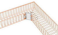 Arkys ARD-34240105 Koleno žlabu LINEAR LIGHT KLL-50
