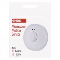 MW senzor (pohybové čidlo) IP20 1200W, bílý EMOS G1180
