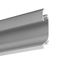 LED hliníkový profil KLUŚ OBIT stříbrná 3m /W4826_3m/ ALUMIA A04826A_3