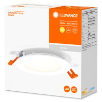 Downlight LEDVANCE RECESS SLIM DOWNLIGHT 120mm 8W 3000K