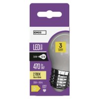 LED žárovka Filament Mini Globe /E27/3,4W(40W)/470lm/teplá bílá EMOS ZF7120