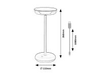 KONIN svítidlo karamelová LED 6W IP44 RABALUX 77089