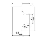 Víko T-kusu LINEAR+  VTL-1B (R100) 200 ''SZ'' ARKYS ARB-14810106