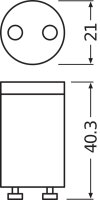 LEDVANCE LED TUBE T8 EM STARTER STARTER