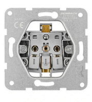 Zásuvka ČSN bezpečnostní clonka, bezšroubové svorky, červená SCHRACK EV101255--