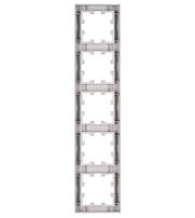 Krycí rámeček 5násobný, stříbrný SCHRACK EV125305--