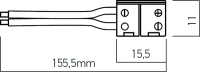 XSTRIP POWER SUPPLY ELEMENT for 8 mm LED