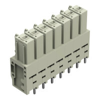 Pružinová svorkovnice THT, Rovné provedení, Rozteč 7,62 mm, Světle šedá