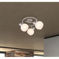 Stropní svítidlo WILLY nikl 3xE27, max. 40W 230V GLOBO 54025-3