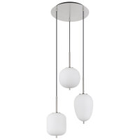 Závěsné svítidlo BLACKY I matný nikl 3x E14 40W 230V GLOBO 15345-3NO