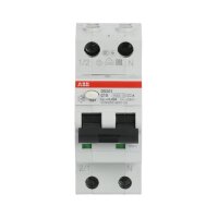 ABB DS201 C10 A30 kombinace jistič/chránič 2P (1P+N) 10A 30mA C 6kA A