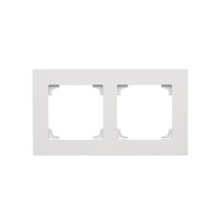 Rámeček 2 násobný světle šedá matná KONTAKT SIMON TR2/114