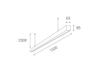 LINO 150 P/N-Z, B ON/OFF - nestmívatelné LED2 3310653