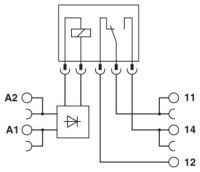 PLC-RPT- 12DC/21 Reléový modul 2900316