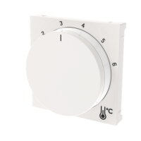 Otočný kryt termostatu ABB LEVIT M perleťová/ledová bílá 3292H-A00300 68