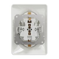 Sedna D/E Zásuvka dvojnásobná 230V 16A Schuko, Bílá SCHNEIDER SDD311221